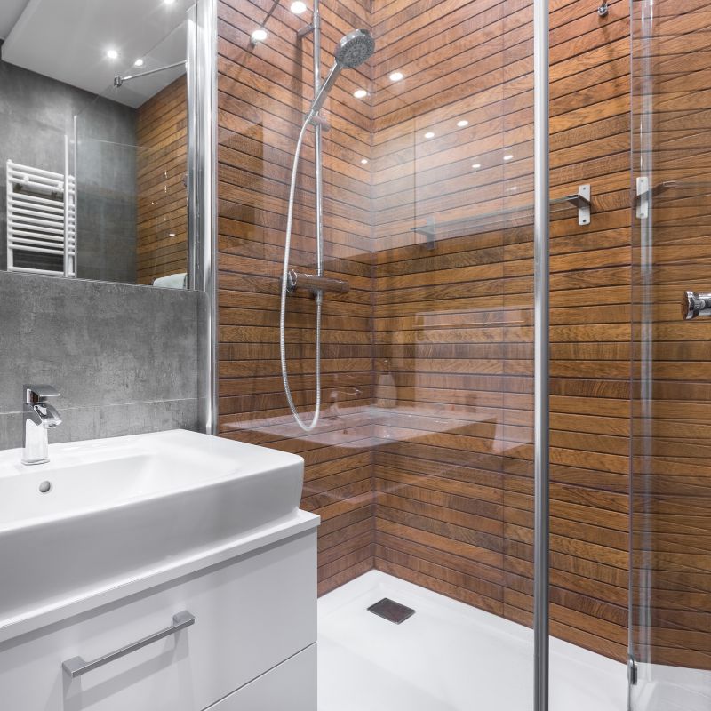 Contemporary Walk-In Shower